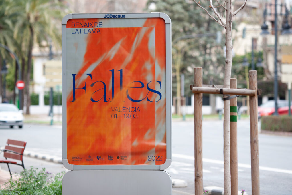 Cartel fallas de Estudio Menta